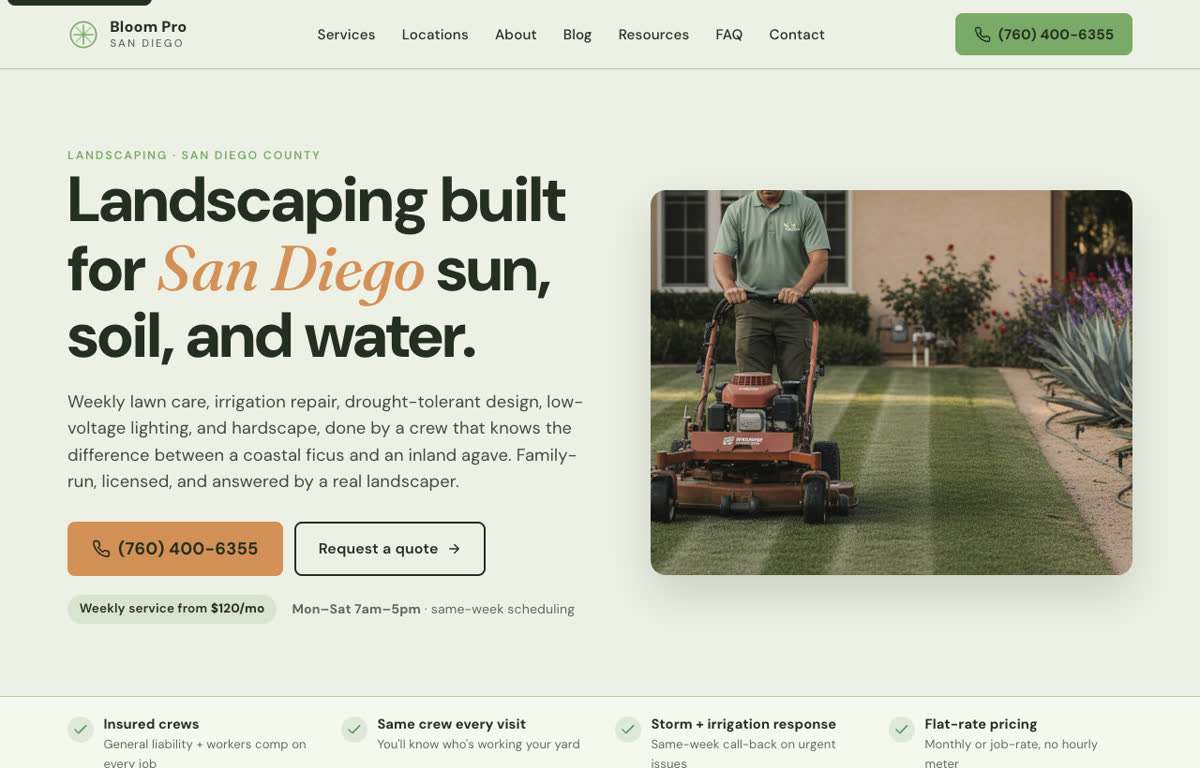 Bloom Pro SD website
