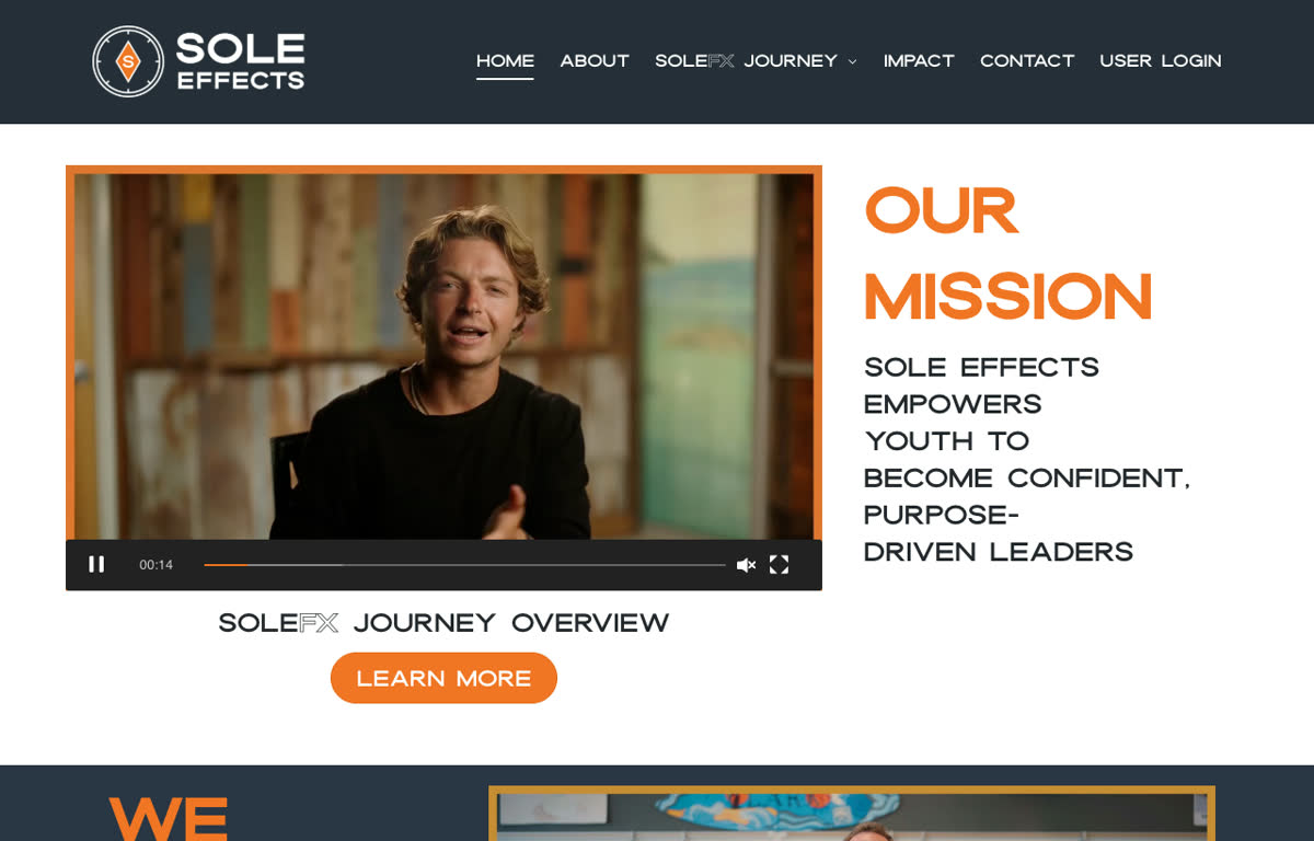 SOLE Effects website
